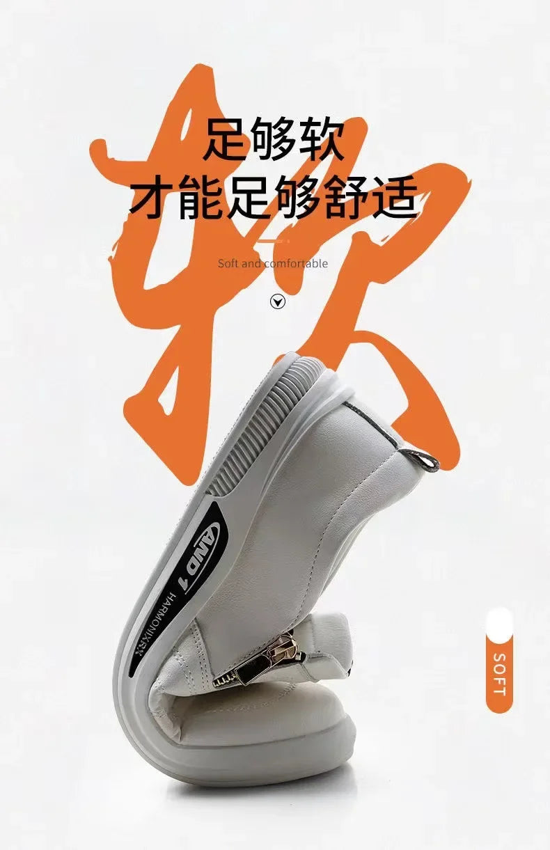 Casual Leather Shoes Men Loafers Trend Brand Business Shoes Autumn Slip on Flat Man Sneakes Comfortable Moccasins Zapatos Hombre