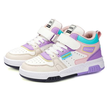 Design Children Sneaker Boys Shoes Skateboard Kids Casual Shoes Autumn Sports Tennis High Top Sneaker for Boy