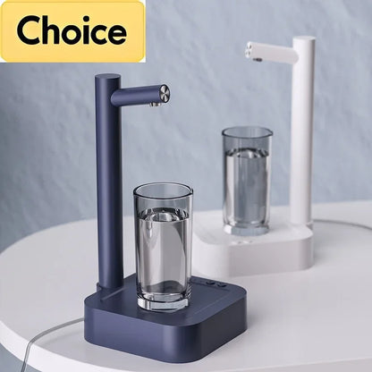 Portable Desktop Electric Water Dispenser Bottle Pump Barreled with USB Charging Automatically Drink for Home Office Outdoor