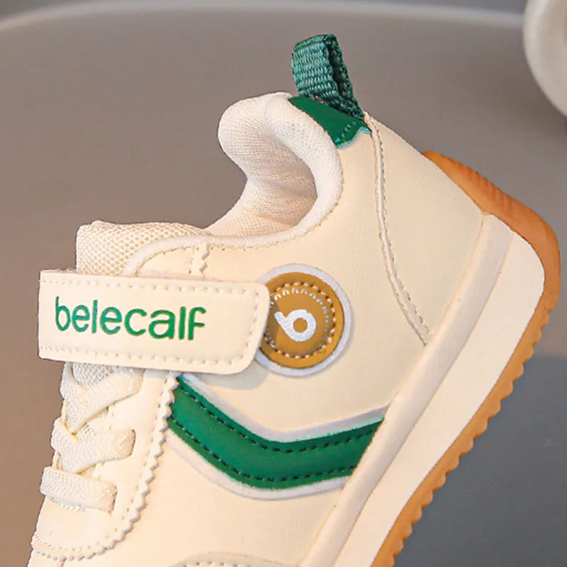 Kindergarten For Boys Girls Fashionable Versatile Sneakers Breathable Solid Color Sports Shoes Children's Spring New Casual Shoe