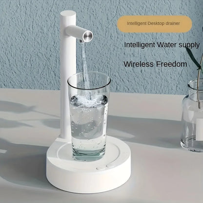 1 USB rechargeable smart desktop water pump, bucket type electric water dispenser, household portable automatic water dispenser