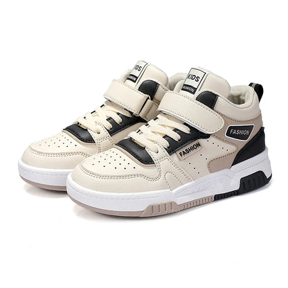 Design Children Sneaker Boys Shoes Skateboard Kids Casual Shoes Autumn Sports Tennis High Top Sneaker for Boy