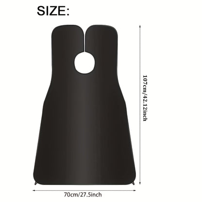 Waterproof Beard Bib With Strong Suction Cup - Non-Stick Shaving Cloth Kit For Men - Perfect For Beard Trimmers And Shavers