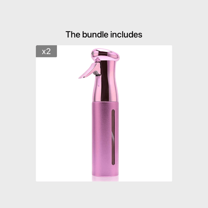 1pcs 300ml Electroplating Continuous Spray Bottle Automatic High-pressure Spray Bottle Hairdressing Alcohol Disinfection Spray Bottle