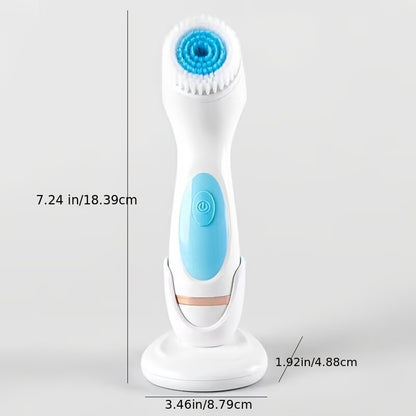 3 In 1 Wireless Face Cleansing Brush Sonic Face Spin Brush Set Spa System For Deep Cleaning Remove Blackhead Machine
