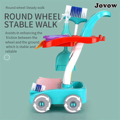 Sweeping Toys, Broom And Dustpan Combination Set, Simulation Of Home Cleaning, Floor Sweeping Toys Perfect Christmas And Birthday Gift