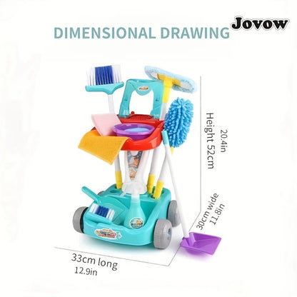 Sweeping Toys, Broom And Dustpan Combination Set, Simulation Of Home Cleaning, Floor Sweeping Toys Perfect Christmas And Birthday Gift