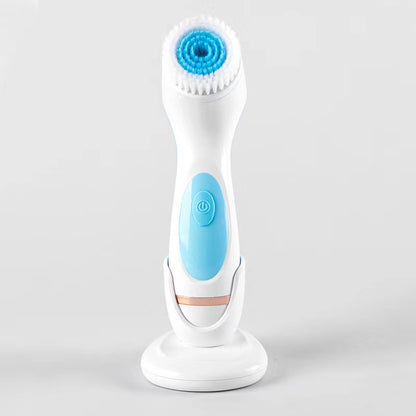3 In 1 Wireless Face Cleansing Brush Sonic Face Spin Brush Set Spa System For Deep Cleaning Remove Blackhead Machine