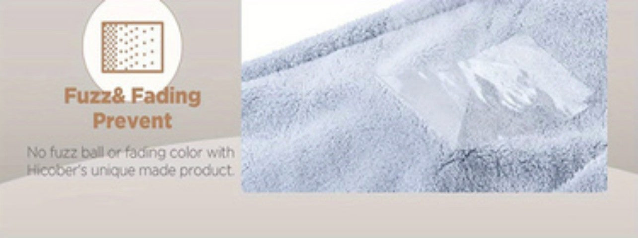 Super Absorbent Microfiber Hair Towel - Quick Drying Hair Wrap Cap with Soft Headband for Frizz-Free Hair